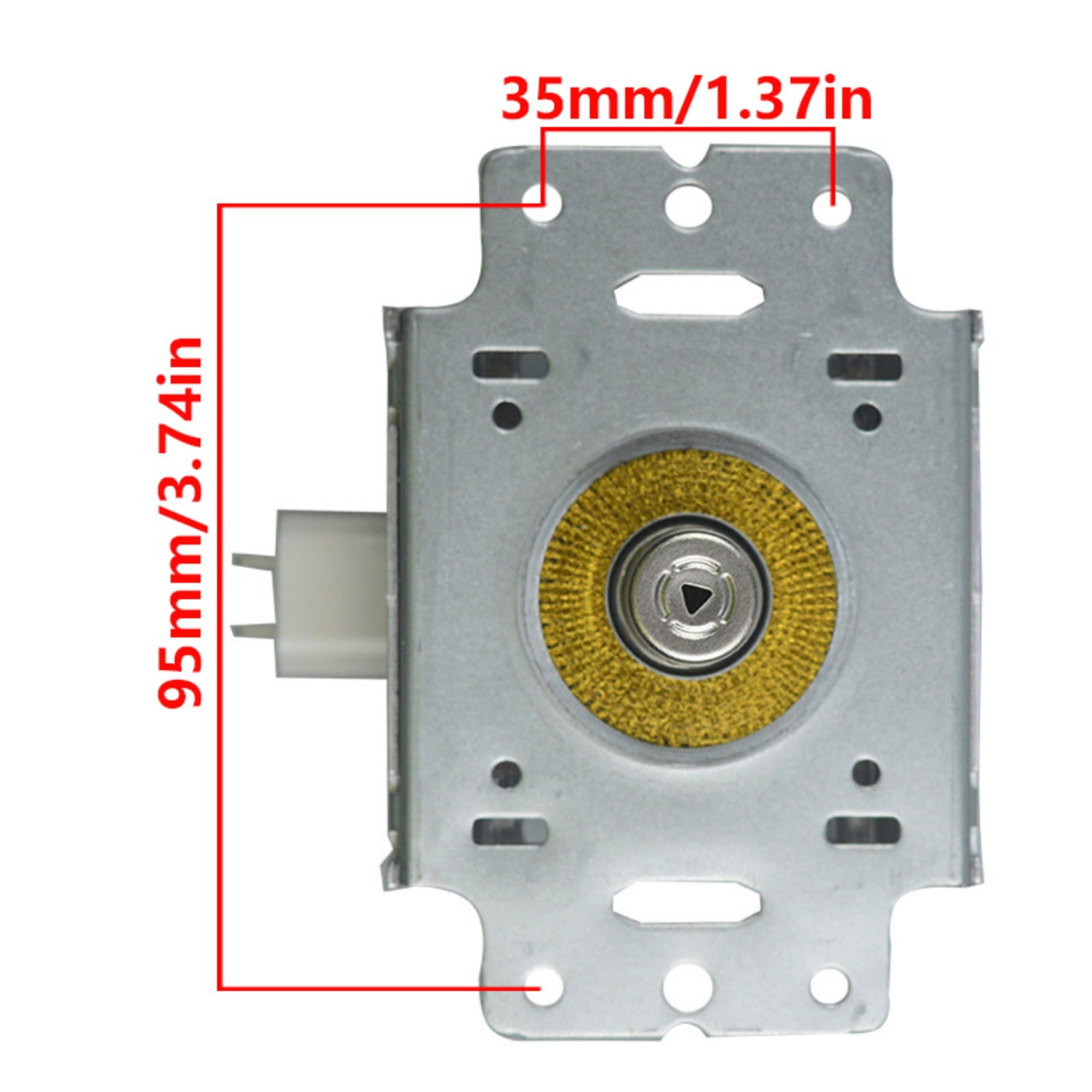 2M213 Heating Tube Microwave Magnetron Replacement Part 500W Microwave Magnetron Metal Texture Suitable for Microwave