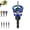 Blue, variant on Two-Flute Counterbore with Depth Stop, 4pcs Four-Flute Tapered Drill Bits and Adjustable Depth Stop Collar, for Woodworking, Cabinetry, DIY (Gold)