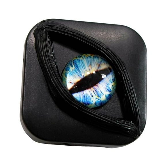 Contenedor de lentes de contacto Yuyangstore Estuche portátil para oficina diaria Azul claro