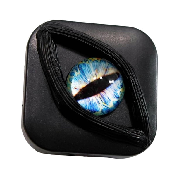 Estuche para lentes de contacto Contenedor para lentes de contacto Elegante, portátil y único Almacenamiento para lentes de contacto Azul claro