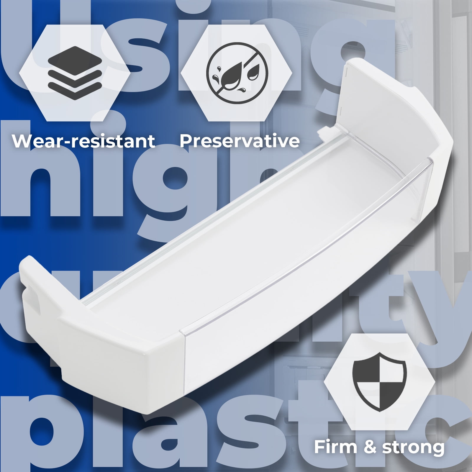Kojem WR71X10427 Door Shelf, Door Gallon Bin, Fit with GE Refrigerator WR71X10427