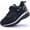 Black, variant on Kids Tennis Running Airy Shoes Boys Girls Athletic Lightweight Sports Walking Sneakers