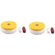 thumbnail image 1 of 10 Piezas Ruedas de Pulido de 6 Pulgadas para Amoladora de Banco con Kit de Compuestos de Pulido, Blanco Y Amarillo, 1 of 5