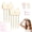 Off-white*2, variant on Wireless Heated Volumizing Root Lift Clip - Portable Volumizing Hair Crown | 2 Heat Settings Root Lifting Hair Clip for Fine Flat Hair, Rechargeable Travel Styling Tool(Off-white*1)