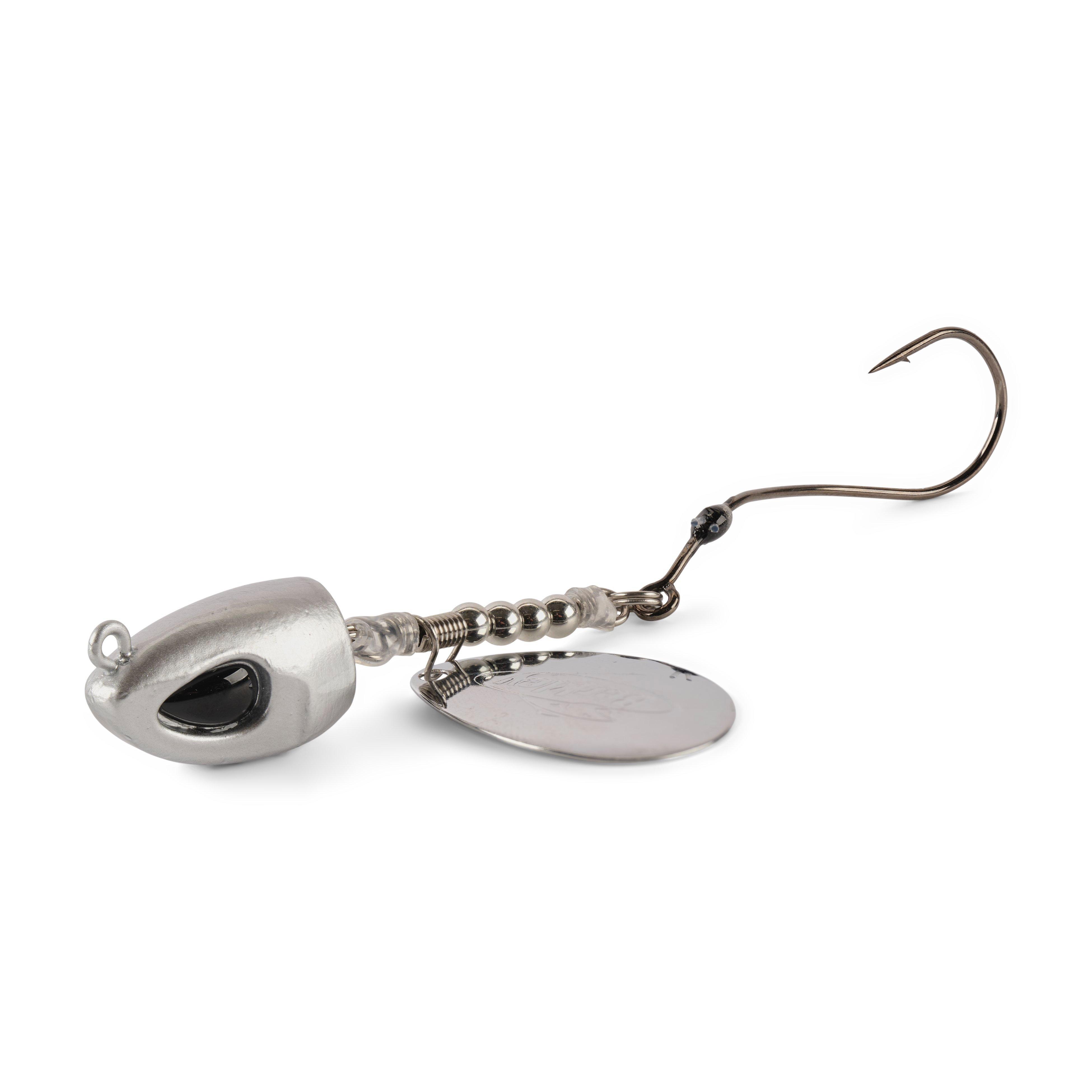 Berkley Bladed Rawler Jig, 1/0, Straight Chrome