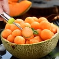 thumbnail image 4 of Xihbxyly Herramienta para Descorazonar Frutas, Sacabolas de Melón de Acero Inoxidable, Diseño de Doble Punta, Fácil de Tallar y Sacar Fruta, Mango Ergonómico, Preparación Sencilla de Platos para Fies, 4 of 7