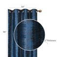 thumbnail image 2 of Embossed Rubber Panel & Grommets Navy Blue - Set of 2, 2 of 2