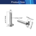 thumbnail image 2 of HUGFEGWE 15Pcs M4x20mm Machine Screws Phillips Cross Truss Head Screw Fully Thread 304 Stainless Steel Round Head Screws Fasteners Bolts for Fixing Component,Industrial and Construction Fasteners, 2 of 6