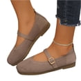 thumbnail image 2 of Willtoo Women's Mary Jane Flats Comfortable Dressy Ballet Flats Casual Round Toe Slip On Washable Knitted Fabric Office Work Woman Shoes, 2 of 5
