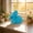 Blue, variant on Sktrpolifis Easter Bunny, Foam Flocking Rabbits, 2.64×2.36×1.18in for Wreath Flower Branch Party Decor