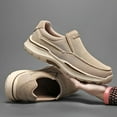 thumbnail image 5 of Mocasines de lona transpirables y cómodos para hombre, 5 of 5