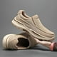 thumbnail image 5 of Mocasines de lona transpirables y cómodos para hombre, 5 of 5