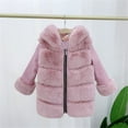 thumbnail image 2 of Generic Children'S Thick Hooded Quilted Jacket For Winter Kids Girls Coat Winter Windproof Thicken Coat Jacket Child Warm Button Outerwear Kids Light Padded Outwear, 2 of 4