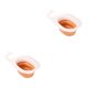 thumbnail image 1 of Advancent Colador de cocina, cesta de drenaje para fregadero, estante de secado para limpieza de verduras, almacenamiento de filtro sobrante Naranja Blanco 2piezas Advancent CBP457343, 1 of 6