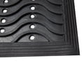thumbnail image 3 of Envelor Home and Garden Wave Shoe Scraper Door Mat Commercial Entrance Doormat, Entryway Indoor Outdoor Doormat, Outside Rubber Floor Mat, Scrape Dirt, Snow and Salt 36 x 60 Inches, 3 of 4