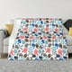 thumbnail image 1 of Fotbe Sport Items Manta de Franela con Estampado, Manta Ultrasuave para Cama, Sofá, Auto, Hipoalergénica y Antibolitas-80"x60", 1 of 6