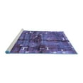 thumbnail image 2 of Ahgly Company Machine Washable Indoor Rectangle Animal Blue Traditional Area Rugs, 7' x 9', 2 of 4