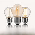 thumbnail image 1 of Bombilla de filamento LED G45, bombilla Edison decorativa E27, bombilla retro, lámpara de filamento de tungsteno de vidrio creativo, 1 of 5