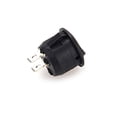 thumbnail image 3 of 5x Small Round On/Off Rocker Switches 12VDC SPST 250V 3A Hole Size 5/8" Diameter, 3 of 8