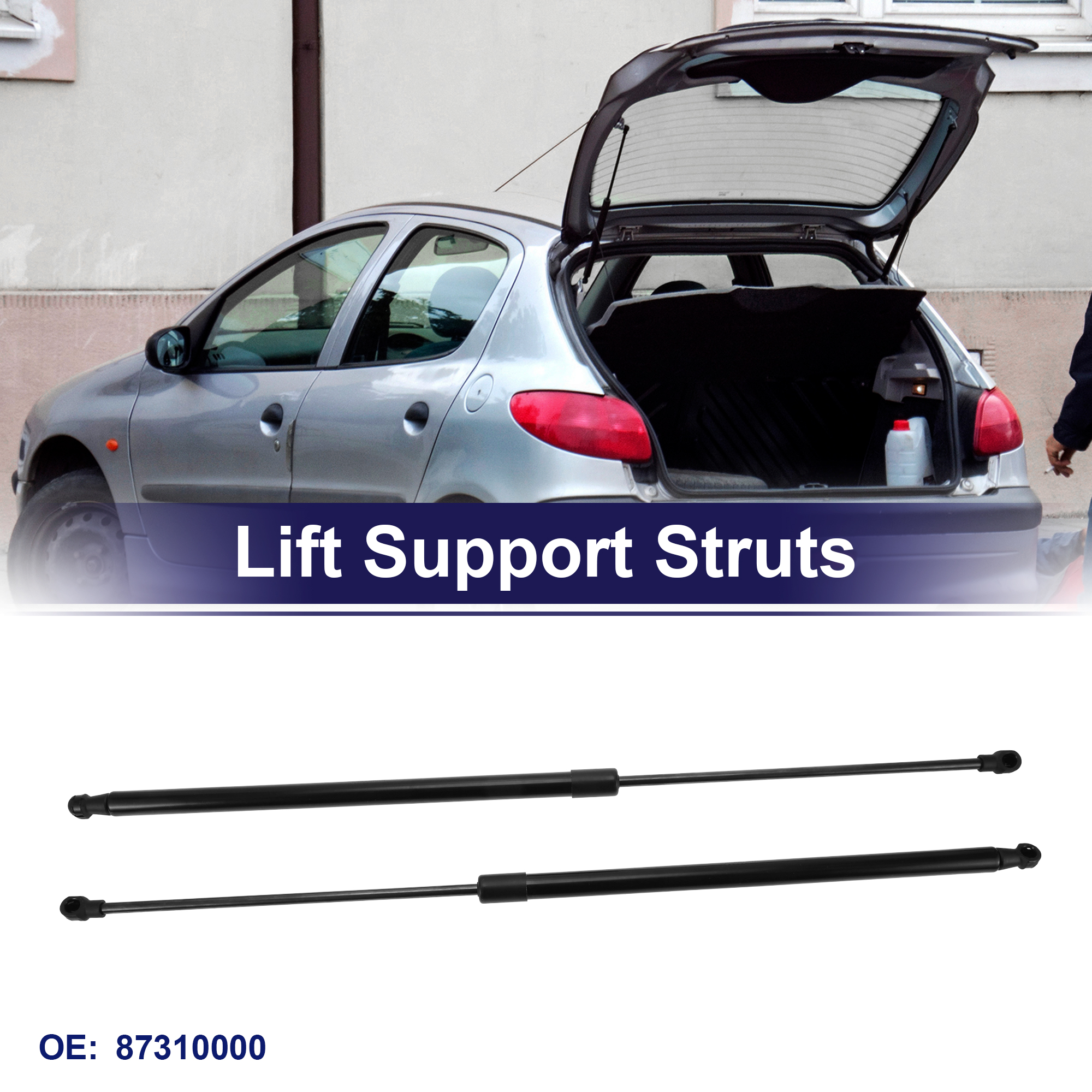 Unique Bargains 2Pcs Tailgate Lift Support Struts for Citroen Xsara Break Estate 1997-2005
