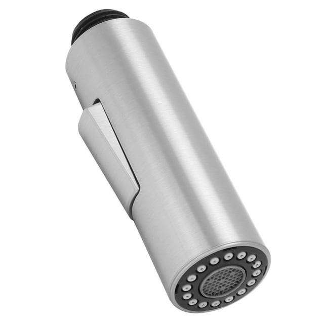 Grifo de Cocina G1 / 2 Recambio de Cabezal de Ducha con Rociador Extraíble 2 Funciones Rociador de Fregadero Extraíble Boquilla de Repuesto Accesorio de Grifo de Níquel Cepillado de Plástico Ecomeon no