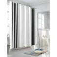 thumbnail image 3 of Farmhouse Black Shower Curtain, White Stripes Decoration Waterproof Shower Curtain Set with 12 Hooks Lightweight Washable Fabric Shower Curtains for Bathroom 72x84 Inches, 3 of 6