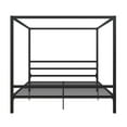 thumbnail image 3 of DHP Modern Metal Canopy Bed, King, Black, 3 of 9