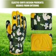 thumbnail image 5 of Dusknt Thorn Protection Wear-Resistant Gloves Ba, Gloves,Gardening Gloves for Women Leather Garden Gloves Thorn Proof Outdoor Protective Working Gloves for Weeding, 5 of 6