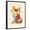 Black Frame, variant on Art.com Rainbow Fox Giclee Print by Andy Westface, White Frame Wall Art, 17" x 21"