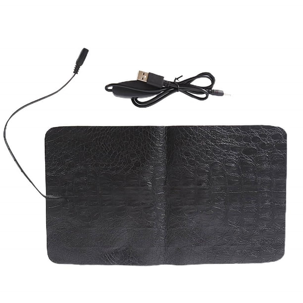 Almohadilla De Calefacción De Cuero Pu Almohadilla De Aislamiento Antiarañazos Almohadilla De Calefacción Eléctrica Para Mascotas Con Cable De Calefacción Eléctrico Plegable Para Interior De Mascotas Noticed EL014266-02