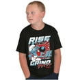 thumbnail image 5 of The Smurfs Kanji Rise and Grind Boys Kids T Shirt Tees Tops Teen Brisco Brands M, 5 of 6