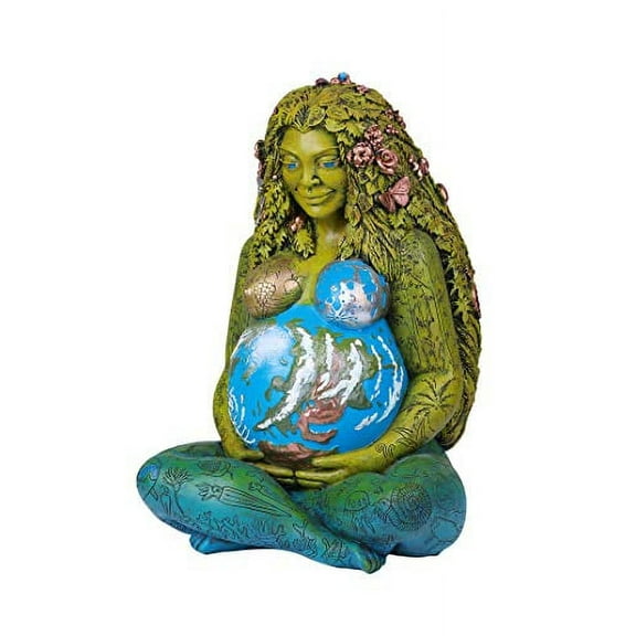 Ebros Gift Millennial Gaia Earth Mother Goddess Figurine 14" Tall by Oberon Zell