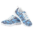 thumbnail image 4 of Pzuqiu Cute Shark Kids Tennis Shoes Girls Size 13 Breathable Mesh Sneakers Lace Up Athletic Running Shoes Lightweight Walking Shoes, 4 of 5