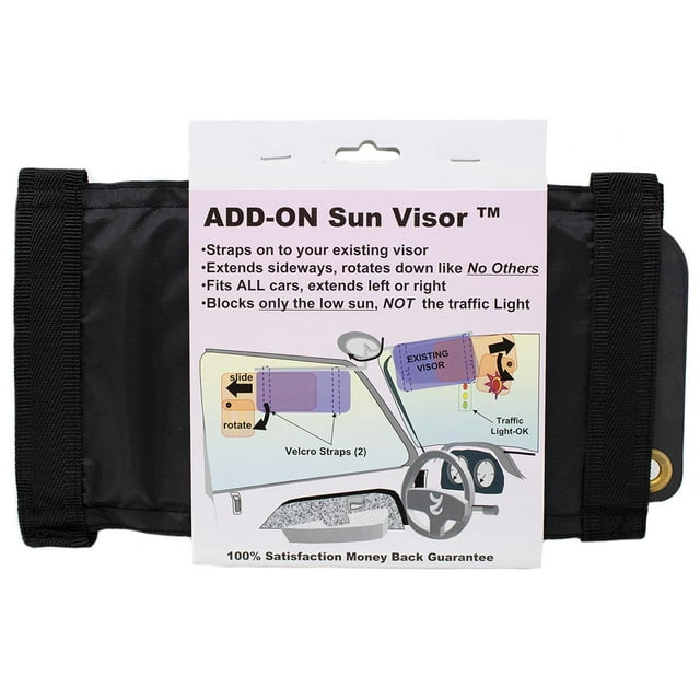 Automotive Sunshade Extension Car Visor Extender Sun Blocker for