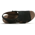 thumbnail image 4 of Women's Rockport Cobb Hill Janna Perforated Slingback Sandal Black Nubuck 9.5 M, 4 of 6