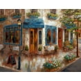 thumbnail image 2 of Nan 18x15 White Modern Wood Framed Museum Art Print Titled - Le Petit Cafe, 2 of 4