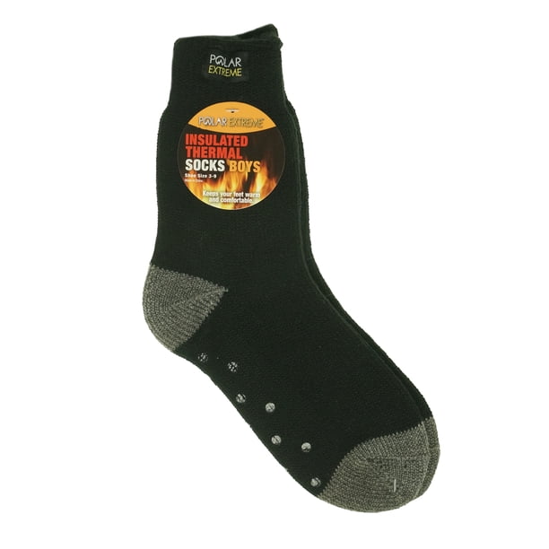 Polar Extreme Polar Extreme Boy's Insulated Thermal Striped Crew