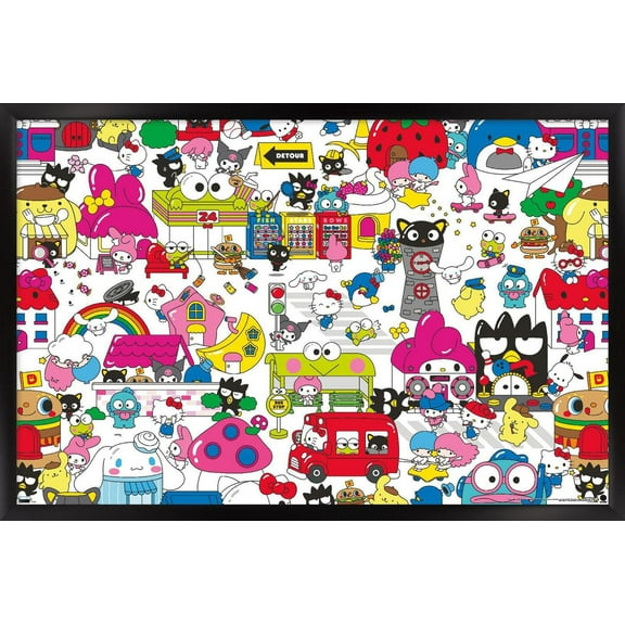 Hello Kitty and Friends: Hello - Group Wall Poster, 22.375" x 34"