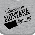 thumbnail image 4 of Inktastic Someone in Montana Loves Me Boys or Girls Baby Bib, 4 of 4