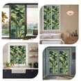thumbnail image 7 of Summer Palm Tree Window Privacy Film, Nature Green Tropical Plant Leaves Static Cling UV Sun Blocking Heat Control Window Tint Day and Night, Non-Adhesive One Way Windows Privacy Cover 17.7''x78.7'', 7 of 7