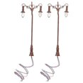 thumbnail image 2 of Miniature Yard Light Models for Sand Table Scene Layout Decoration 2pcs Small Stainless Steel, 2 of 5