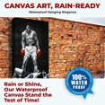 thumbnail image 4 of Muhammad Ali Canvas Wall Art by DreamController- 16x20 inches Boxing Wall Decor | HD Printed & Wooden framed wall art | Modern Wall Decor for Gift | Kids Room Decor | Made in USA, 4 of 5