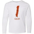 thumbnail image 3 of Inktastic Bacon Costume Long Sleeve Youth T-Shirt, 3 of 5