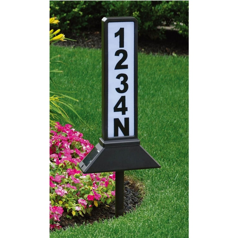 Moonrays Solar Powered LED Address Sign Light Moonrays Solar Powered LED Address Sign Light