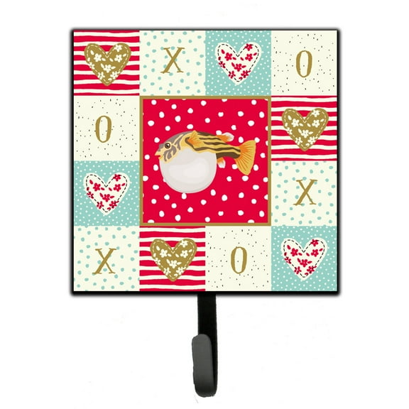 Puffer Fish Love Leash or Key Holder