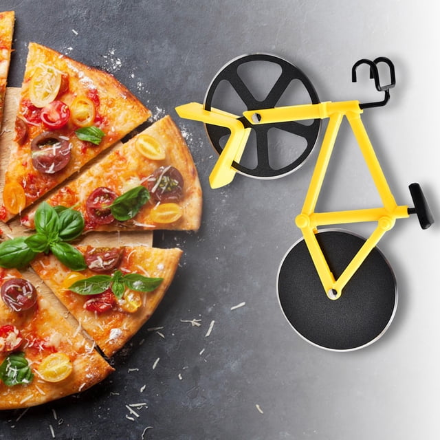 Cqxid Kitchen Pans Under $10 Home & Garden Bakeware Stainless Pizza Cutter Slicer Chopper Home Kitchen