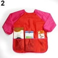 thumbnail image 2 of SPRING PARK Waterproof Children Kids Long Sleeve Apron Drawing Painting Smock Craft Art Bib, 2 of 8