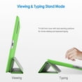 thumbnail image 3 of SuprJETech® Gold Slim-Fit Folio Smart Case Cover with Back Case for Apple the New iPad 4 & 3 (3rd and 4th Generation with Retina Display) / iPad 2 (Green), 3 of 7