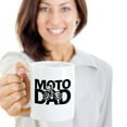 thumbnail image 2 of Moto Dad Motorcyclist Dirt Bike Rider Gift Mug for Fathers, 2 of 4
