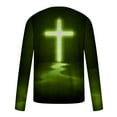thumbnail image 4 of Sweatshirt Hoodies for Men White Long Sleeve Button up Men, 4 of 5